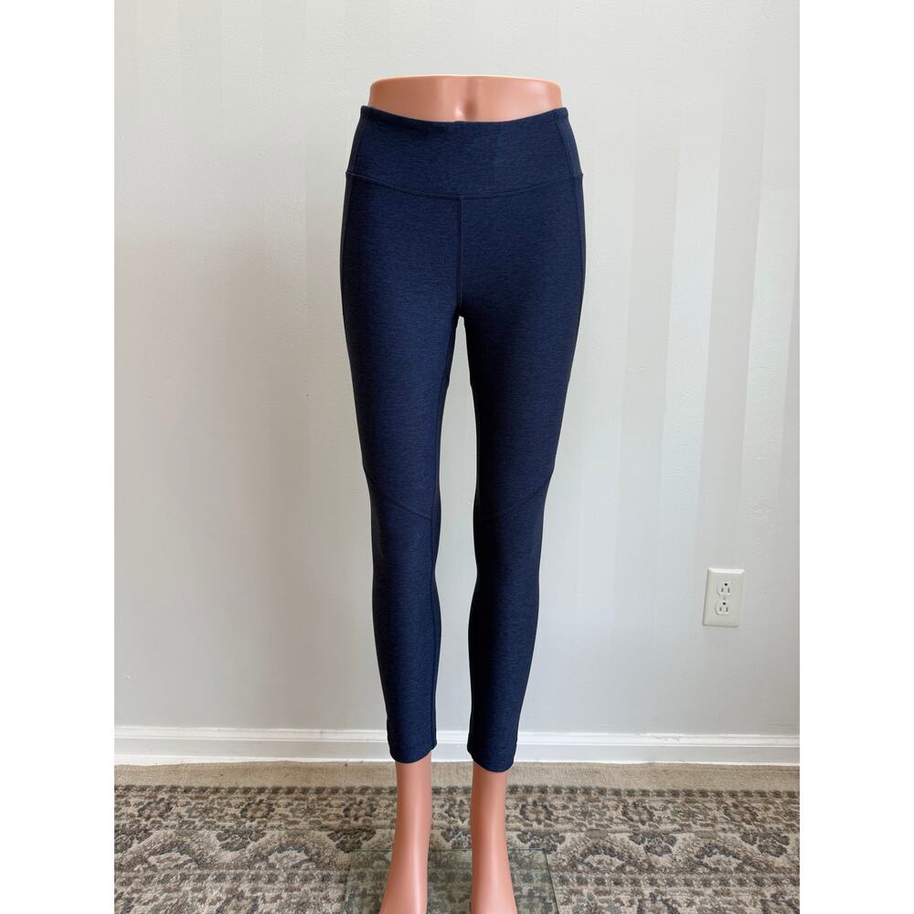 OUTDOOR VOICES Tech Sweat Heather Navy Blue Women’s Leggings Sz S